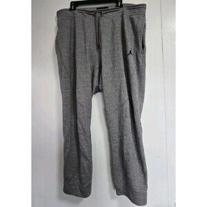 Jordan Nike Mens Sweatpants 3XL Sportswear Fleece Heathered Carbon/Black